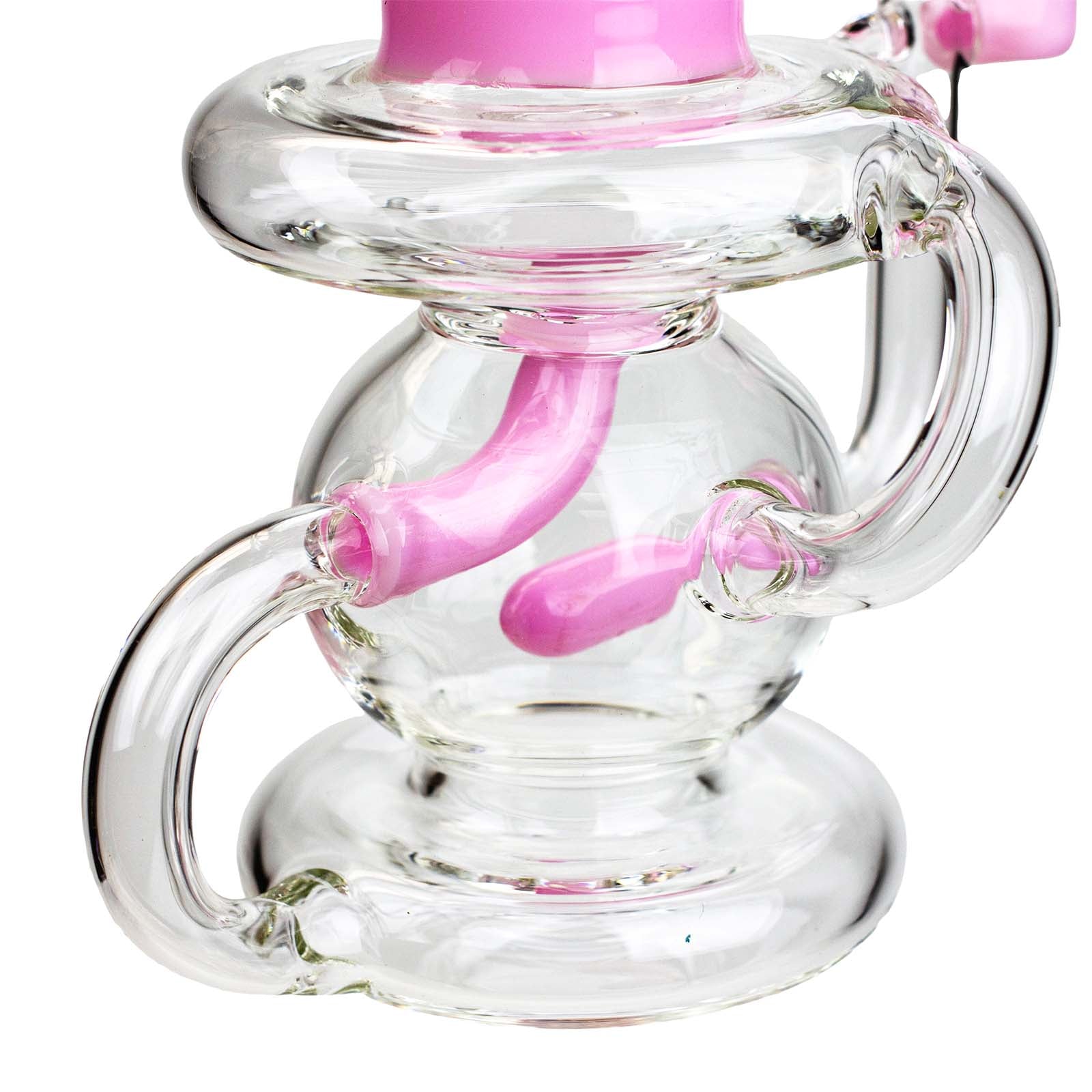 8&quot; Glass 2-in-1 Recycler Water Bong