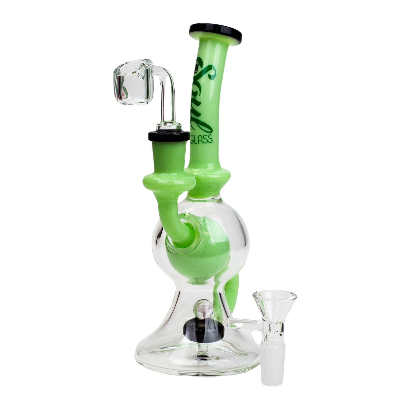 8" Recycler Rig with Tire Diffuser Perc