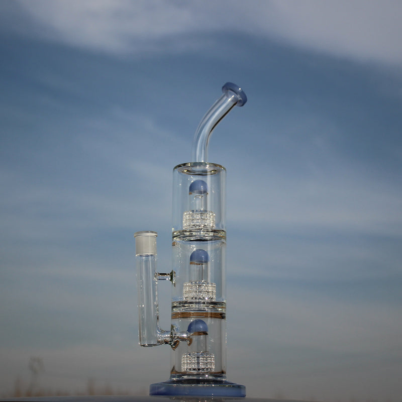 15" Triple Matrix Percolator Glass Water Pipe – INHALCO