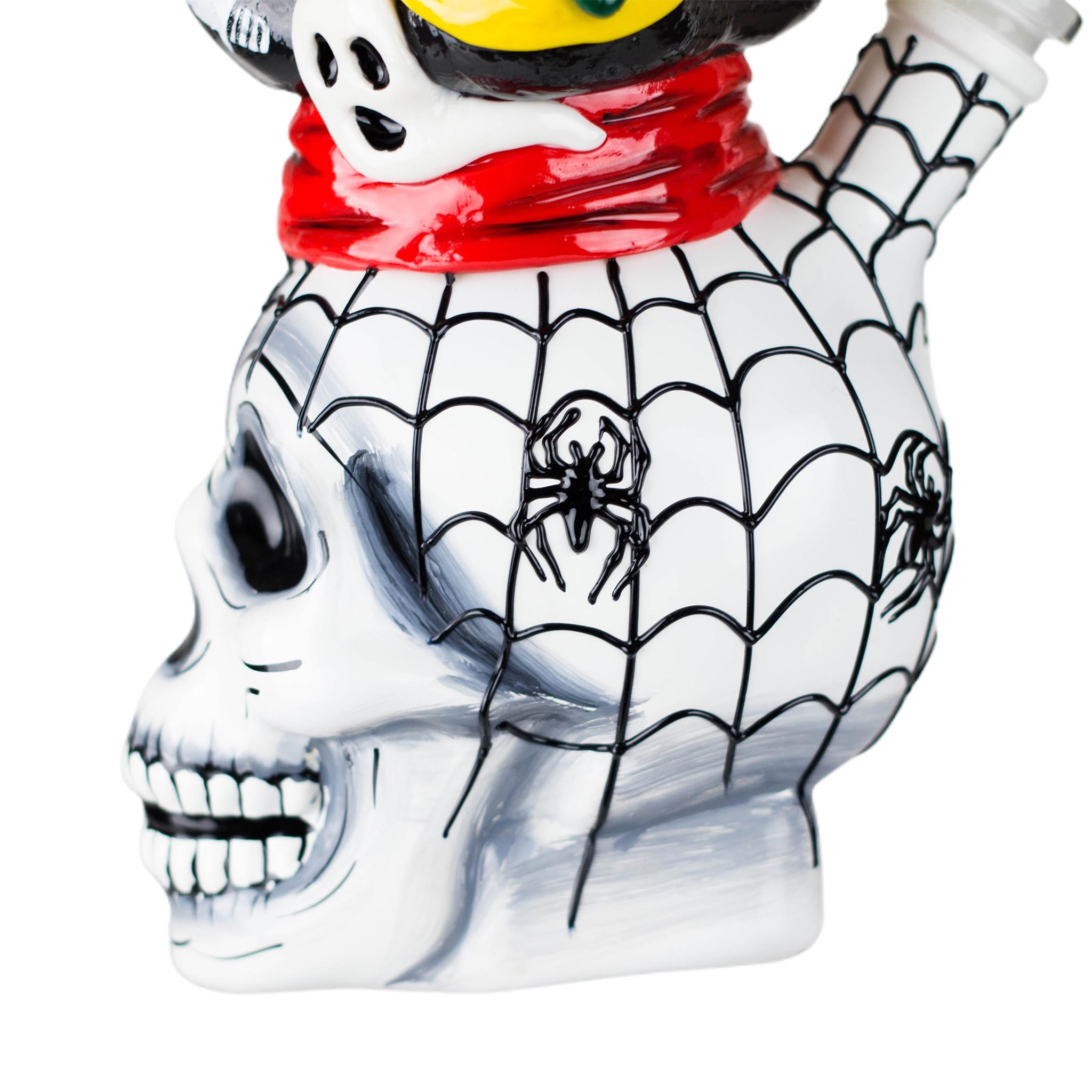 9&quot; Pirate Sugar Skull Bong - inhalco