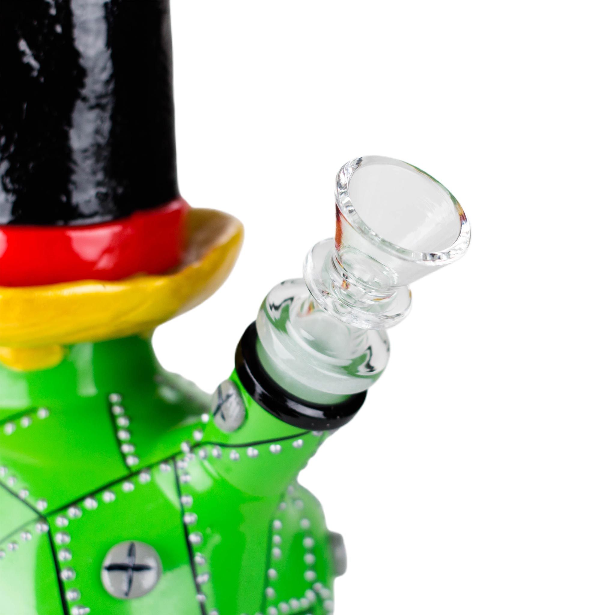 9&quot; Wizard Skull Water Pipe - inhalco