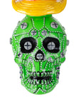 9" Wizard Skull Water Pipe - inhalco