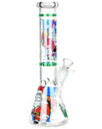 Santa Claus Themed Glass Water Pipe