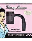 Blazy Susan Flat Top Etched Quartz Banger