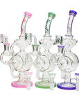 9" SOUL Glass 2-in-1 Recycler Water Bong