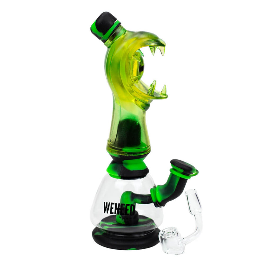9'' Leak Proof Monster Eyes Silicone Rig - INHALCO