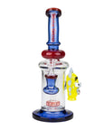 9" R&M Glass Bong Showerhead Perc