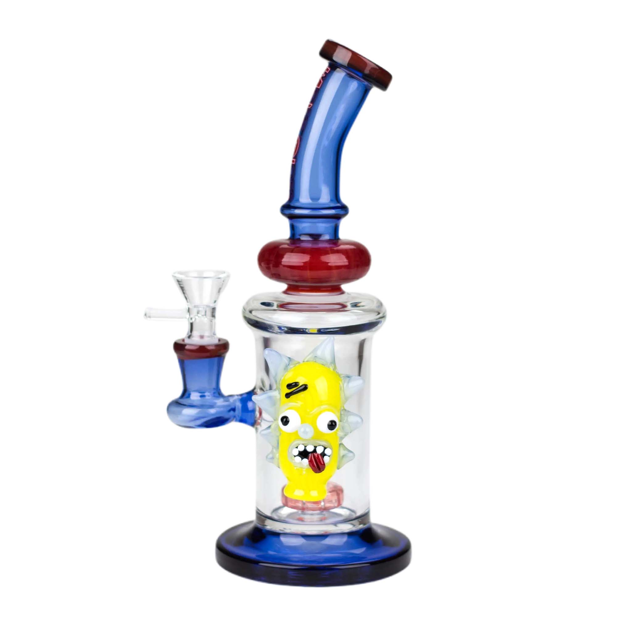 9" R&M Glass Bong Showerhead Perc