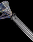 Blue 9mm Funnel Slide Bowl with Handle for glass bongs