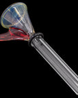 Red 9mm Funnel Slide Bowl with Handle for bong