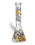 Glow Astronaut Glass Beaker Water Pipe 10 Inch