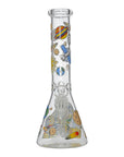 Glow Astronaut Glass Beaker Water Pipe 10 Inch