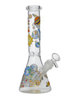 Glow Astronaut Glass Beaker Water Pipe 10 Inch