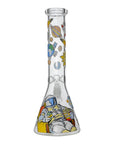 Glow Astronaut Glass Beaker Water Pipe 10 Inch