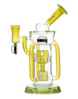 Infinity Recycler Dab Rig in Lime Candy – Side View