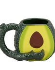 Avocado Coffee Mug with Pipe in Handle - inhalco