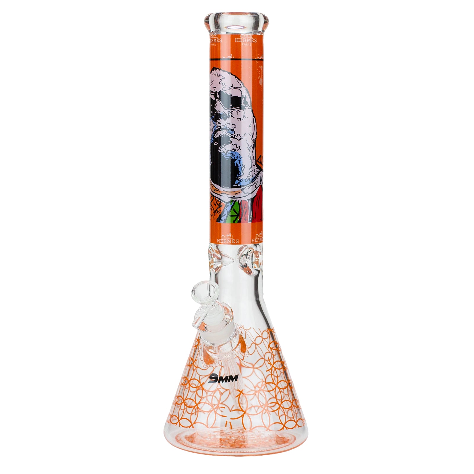BLM Graphic Glass Beaker Bong - INHALCO