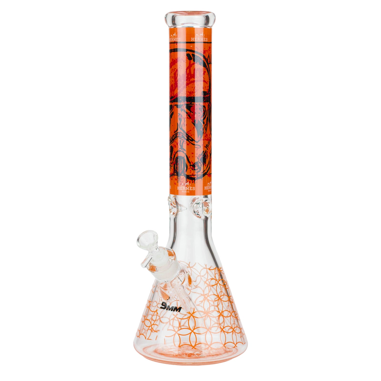 BLM Graphic Glass Beaker Bong - INHALCO