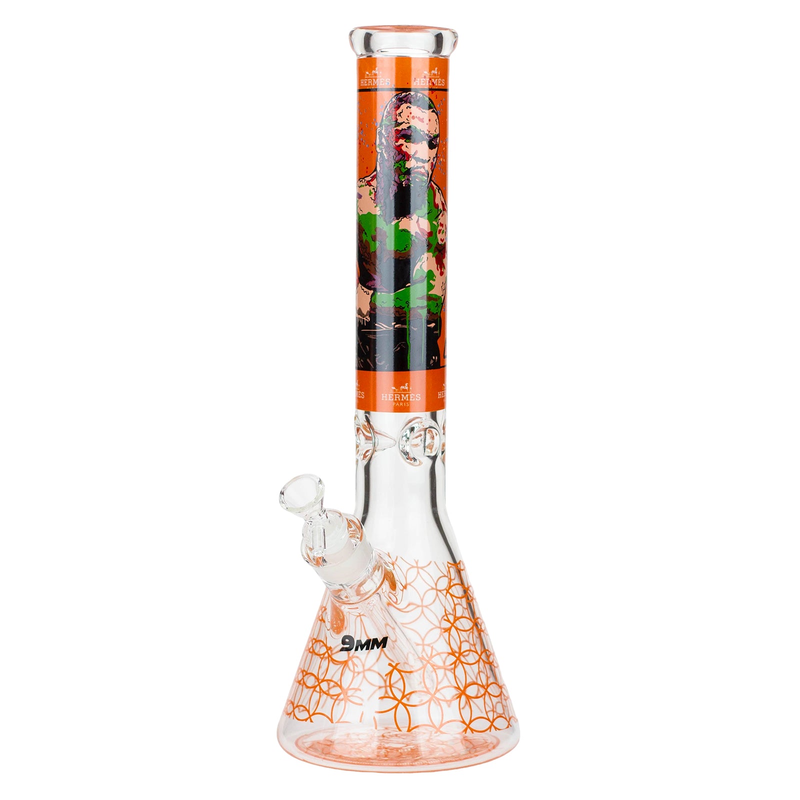 BLM Graphic Glass Beaker Bong - INHALCO