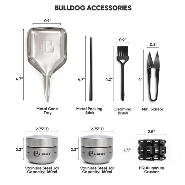 BULLDOG Smell Proof Bag Accessories Kit - INHALCO