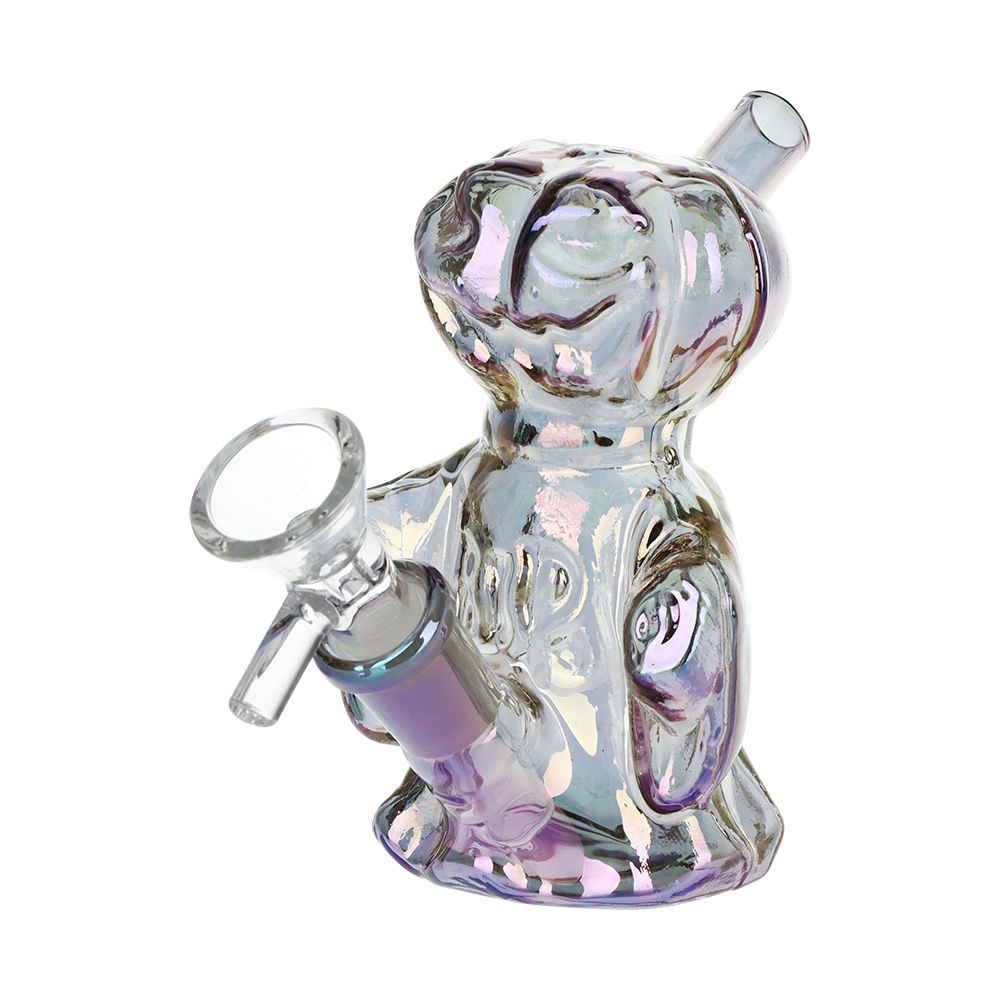 4CT BUNDLE-SeshGear Jack-O-Lantern Ghost Glass Bubbler-4"