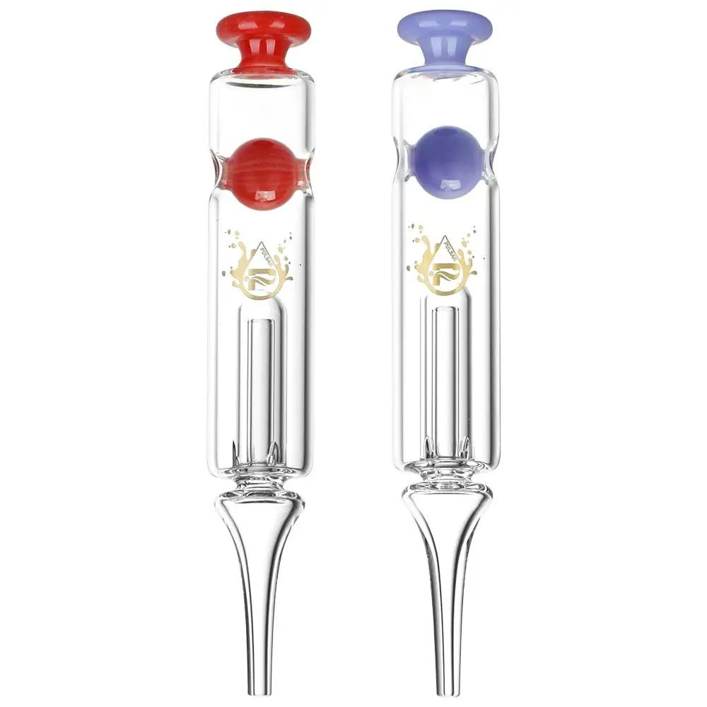 Ball Bubbler Glass Dabber Straw - inhalco