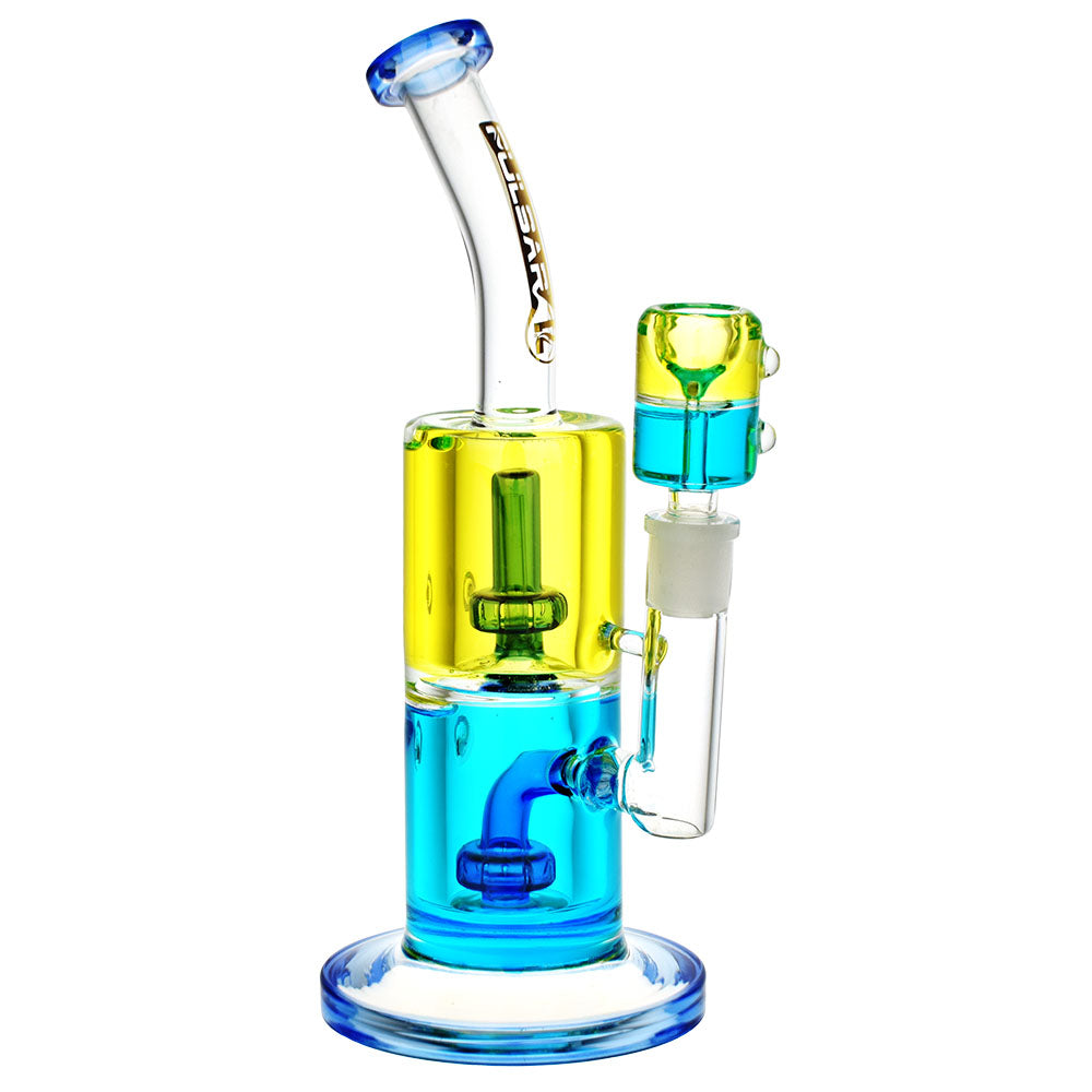 Bicolor Glycerin Chugger Bong