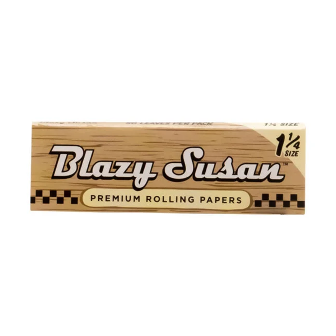 Blazy Susan Unbleached Rolling Papers - inhalco