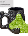 Buddha Coffee Mug Smoking Pipe - inhalco