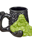 Buddha Coffee Mug Smoking Pipe - inhalco