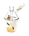 Buzzin' Bee Glass Cup Bubbler - inhalco