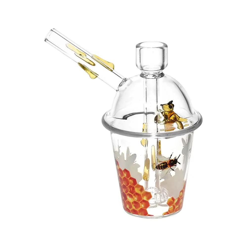 Buzzin' Bee Glass Cup Bubbler - inhalco