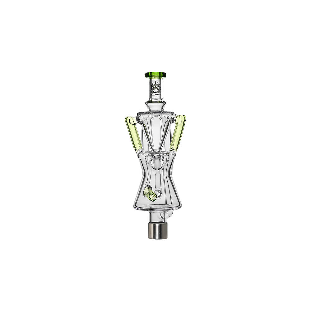 Fusion Twin Arm Glass Recycler Nectar Collector