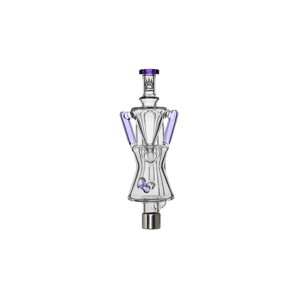 Fusion Twin Arm Glass Recycler Nectar Collector
