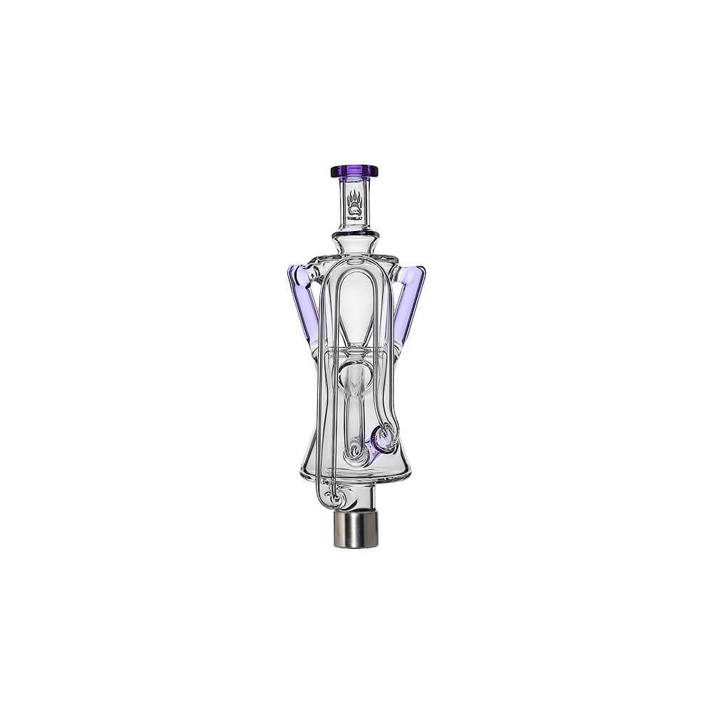 Fusion Twin Arm Glass Recycler Nectar Collector