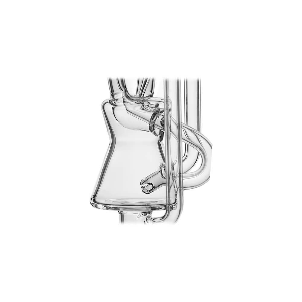 Fusion Twin Arm Glass Recycler Nectar Collector