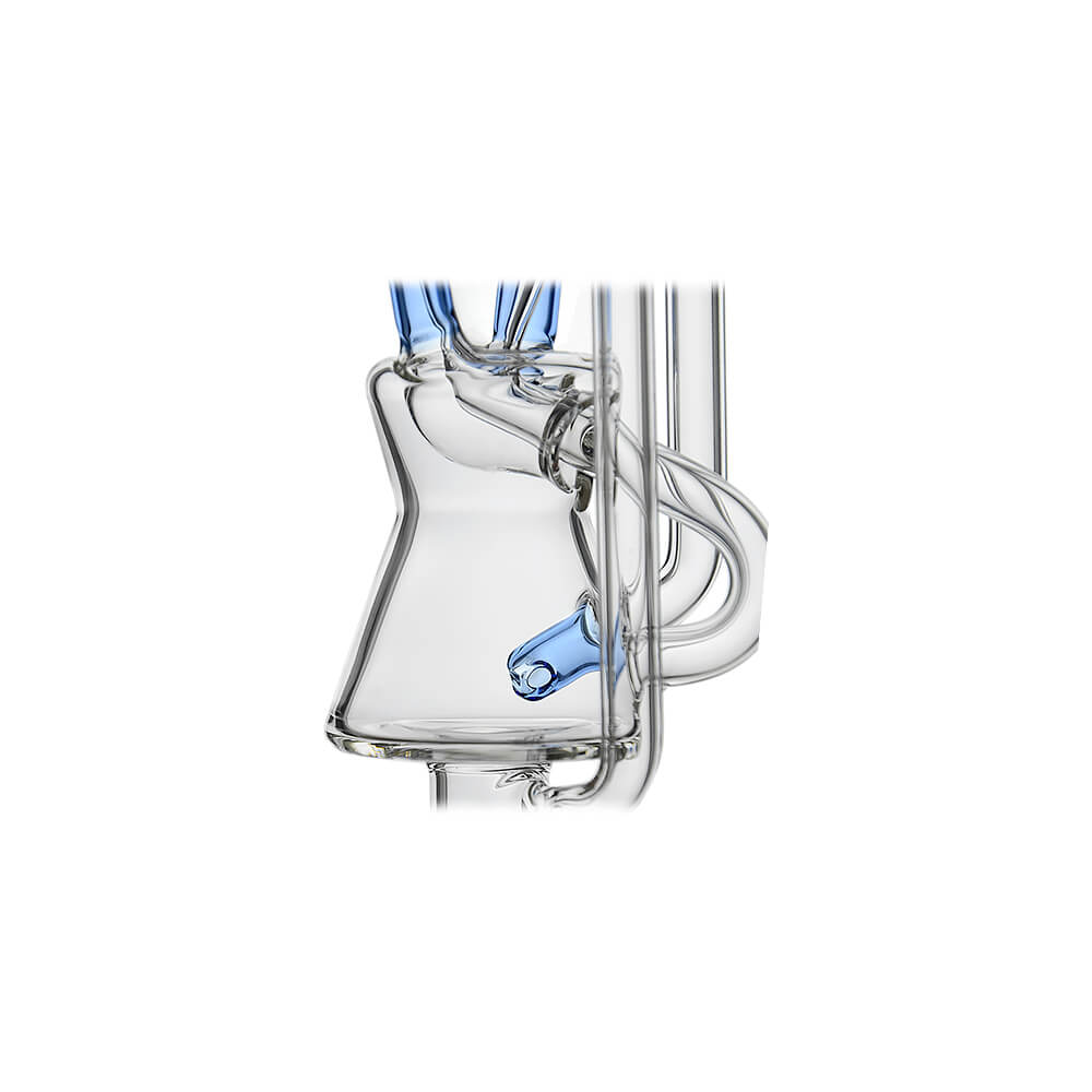 Fusion Twin Arm Glass Recycler Nectar Collector