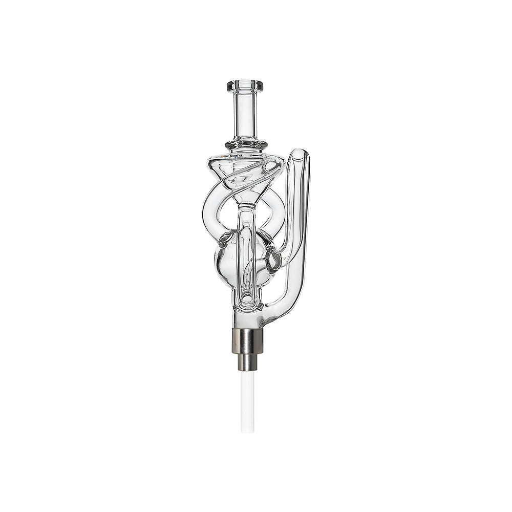 Twisted Spiral Recycler Glass Nectar Collector