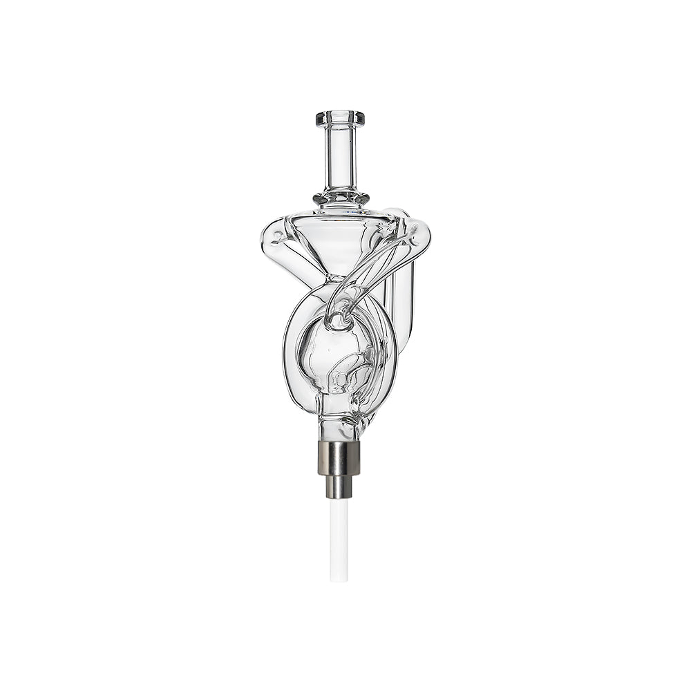Twisted Spiral Recycler Glass Nectar Collector