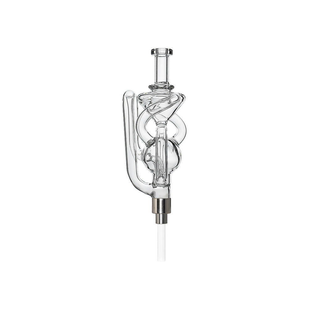 Twisted Spiral Recycler Glass Nectar Collector