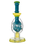 Oval Sphere Glass Dab Rig W/ Opal Triseed Perc