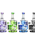 Horn Klein Recycler Heady Glass Dab Rig 8"