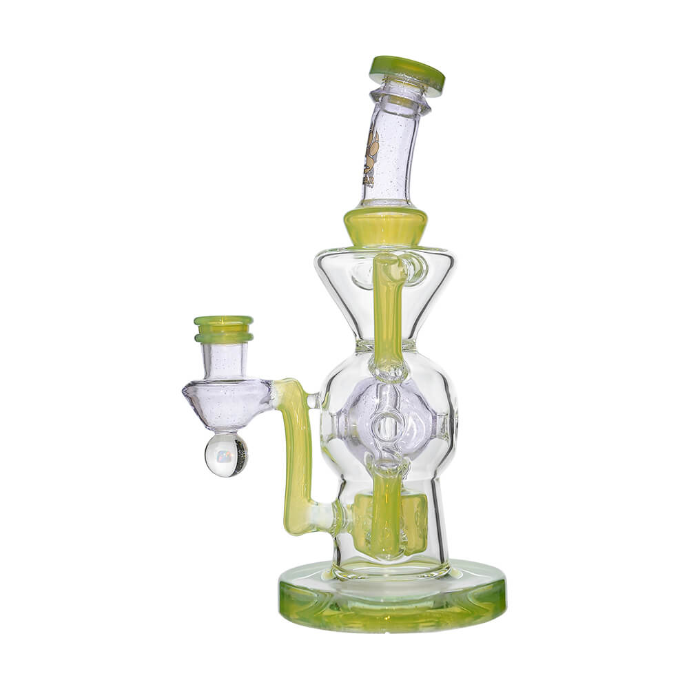 EXO 8" Recycler Dab Rig with Seed of Life Perc