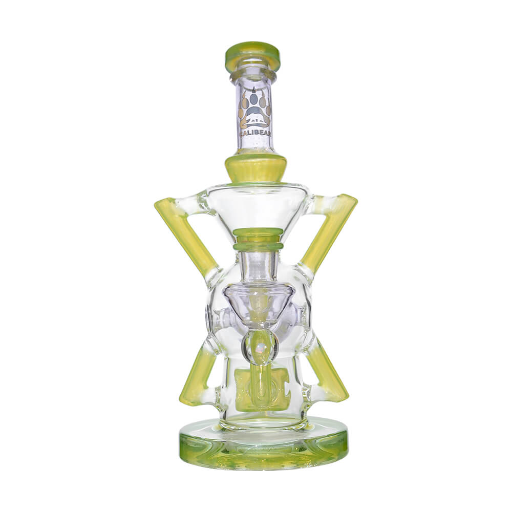 EXO 8" Recycler Dab Rig with Seed of Life Perc