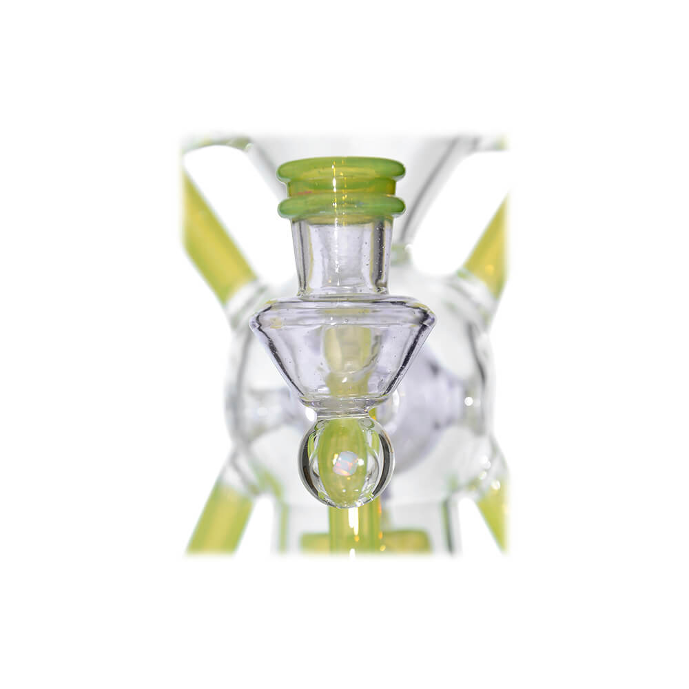 EXO 8" Recycler Dab Rig with Seed of Life Perc