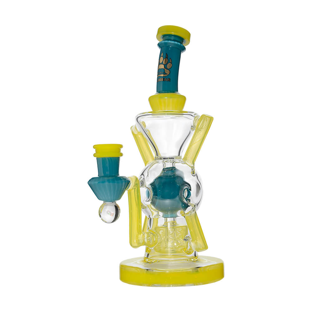 EXO 8" Recycler Dab Rig with Seed of Life Perc