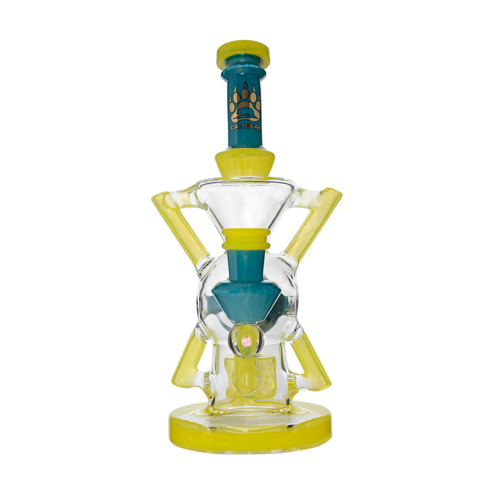 EXO 8" Recycler Dab Rig with Seed of Life Perc
