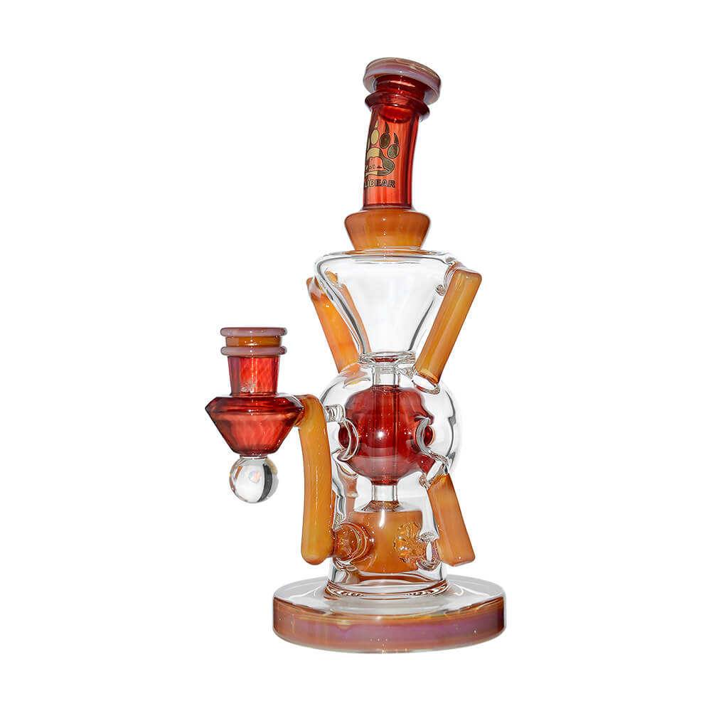 EXO 8" Recycler Dab Rig with Seed of Life Perc