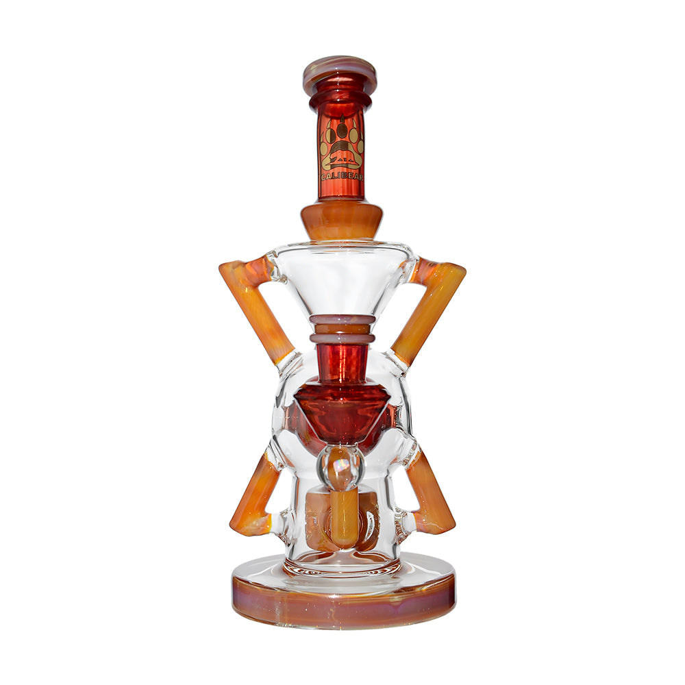 EXO 8" Recycler Dab Rig with Seed of Life Perc