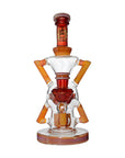 EXO 8" Recycler Dab Rig with Seed of Life Perc